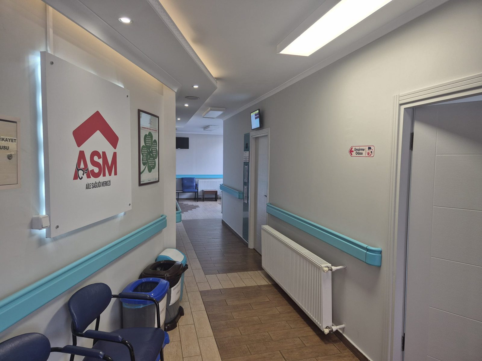 ASM koridoru ve bekleme alanı